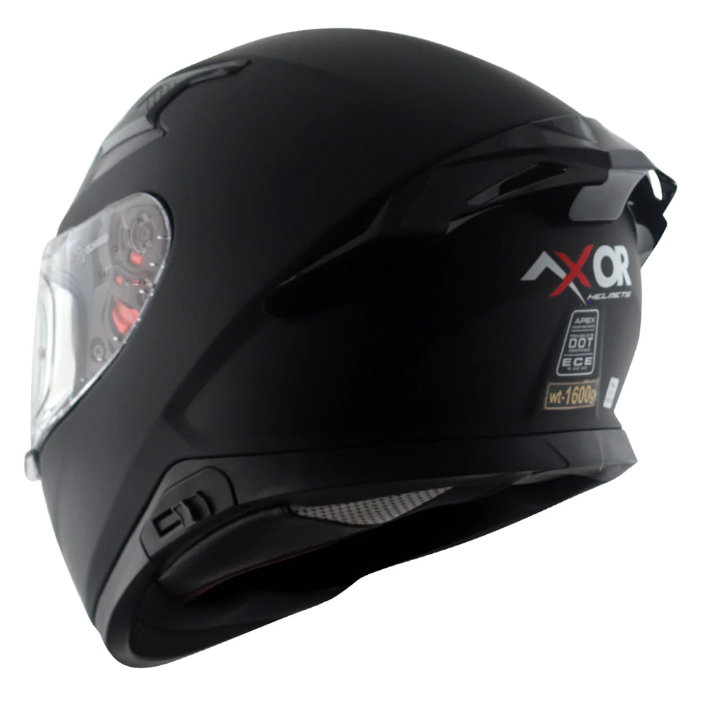 Axor Apex Full Face ECE 22.05 Helmet - Matt Black