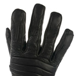 Bike It  Ultimate Cruiser Leather Motorcycle Gloves UCG Black