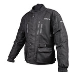 Bike It  Triple Black All-Weather Waterproof Adventure Touring Motorcycle Jacket