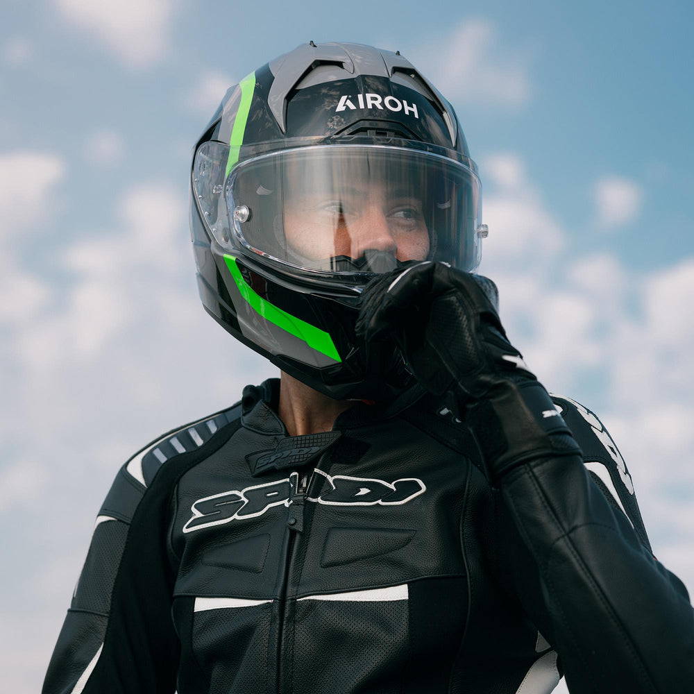 Airoh GP800 Helmet - Competition Green Fluo Gloss