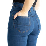Oxford Original Approved AA Super Stretch Ladies Jean Mid Blue