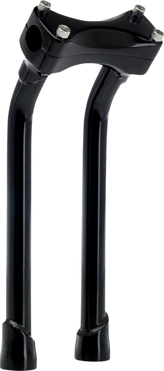 Biltwell Murdock O S Risers 30.5 cm (12") - Black Satin