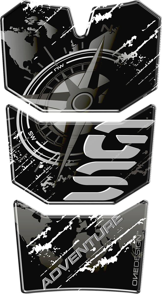 Onedesign Resin/Soft Touch Tank Pad For BMW R 1200 GS 2006-2019 - Black/Carbon/Grey/White