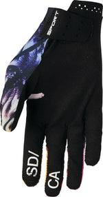 Thor Sportmode SD Gloves - Black Blue Light Purple Orange