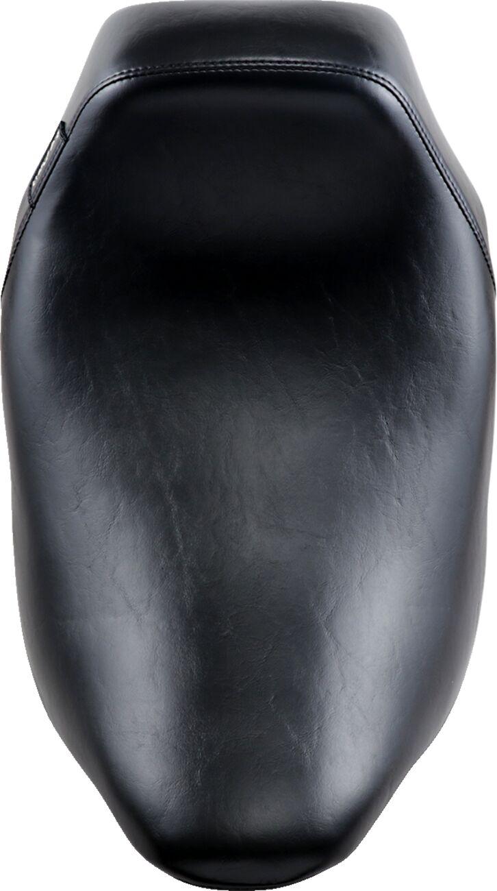 LE Pera Bare Bones Solo Seat For Harley Davidson FLHR 1584 2008-2011 Smooth - Black