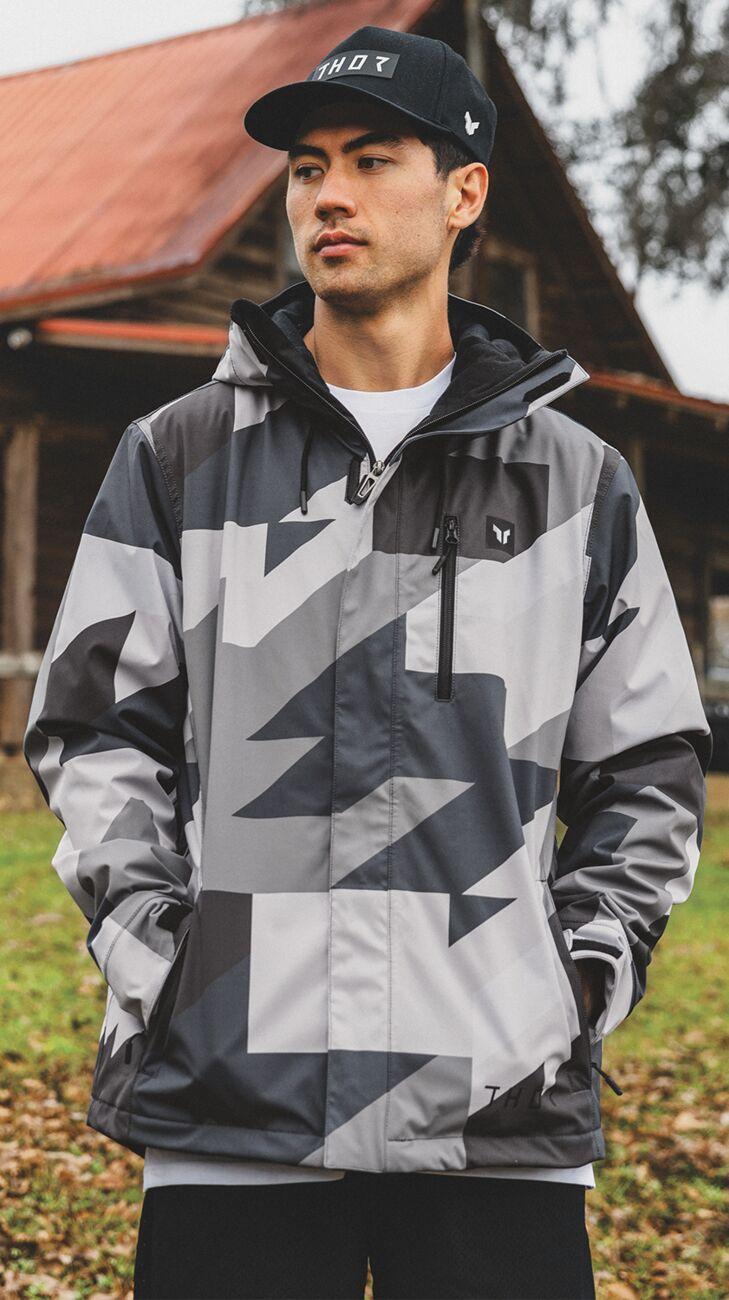Thor Brave Tour Casual Jacket - Camo Black/Dark Grey/Light Grey