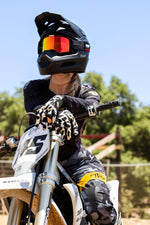 Thor Womens Sportmode Cheetah Gloves - Black/Orange/Tan