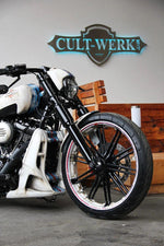 Cult Werk Fork Covers For Harley Davidson FXBR 1750 2018-2020 Upper - Black