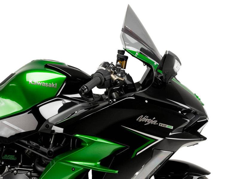 Puig Z-Racing Screen For Kawasaki H2 SX SE 2023-2025 - Black