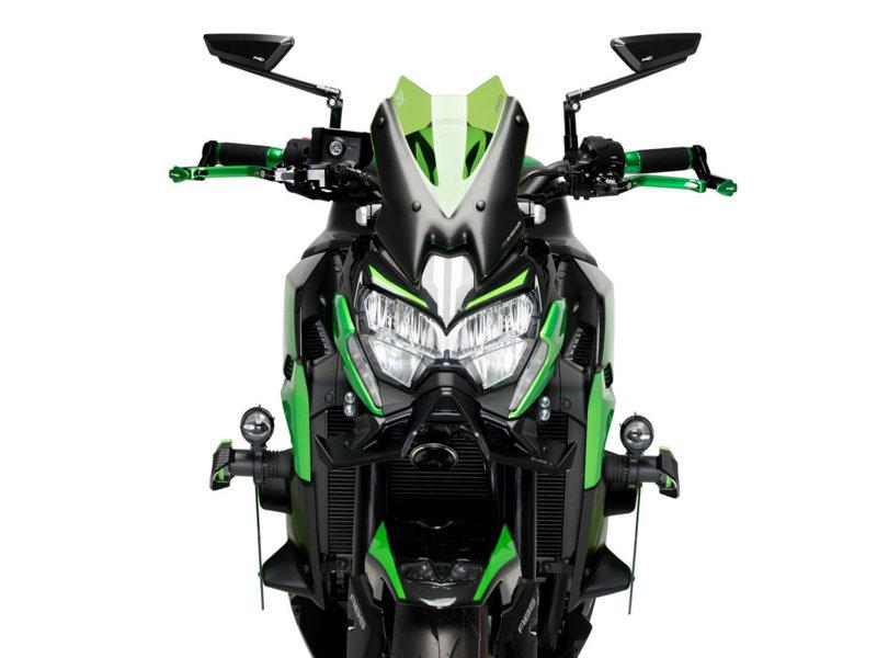 Puig Naked Front Spoiler For Kawasaki Z900 2020-2024 - Matt Black