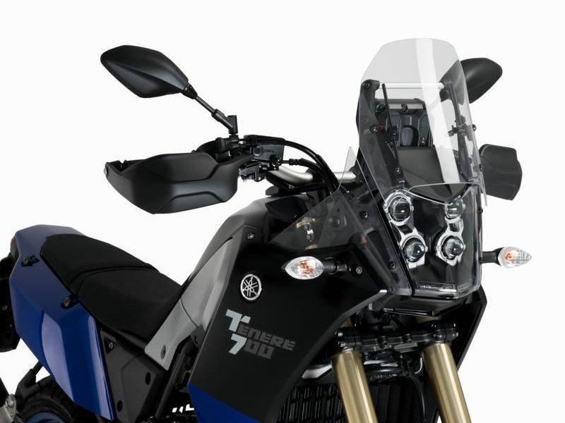 Puig Manual Screen Height Adjuster For Yamaha Tenere 700 2019-2024 - Black