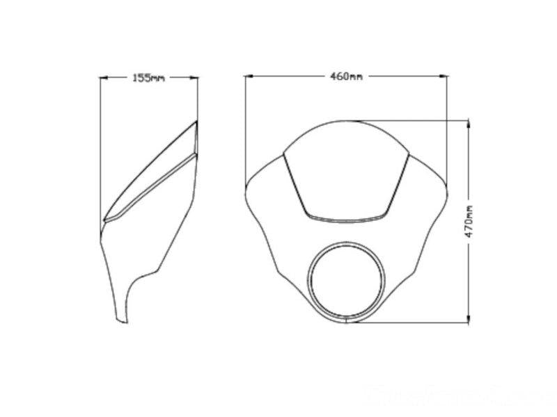 Puig Dark Night Screen For Indian Scout Bobber 2018-2025 - Dark Smoke