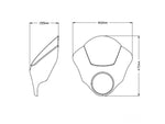 Puig Dark Night Screen For Indian Scout Bobber 2018-2025 - Dark Smoke