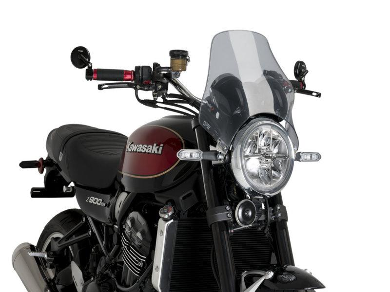 Puig Naked Screen For Kawasaki Z900 RS 2018-2025 - Light Smoke