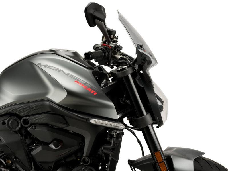 Puig New Generation Sport Screen For Ducati Monster 937 2021-2025 - Carbon Look