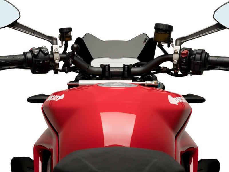 Puig New Generation Sport Screen For Ducati Streetfighter V2 2022-2024 - Black