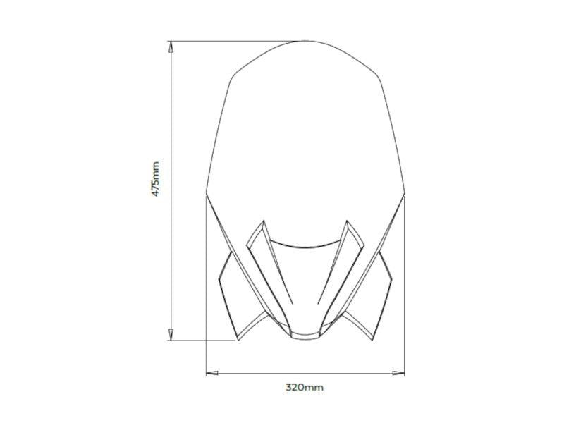Puig New Generation Touring Screen For BMW F900 R 2020-2024 - Dark Smoke