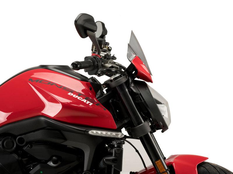 Puig Sport Screen For Ducati Monster 937 2021-2025 - Light Smoke