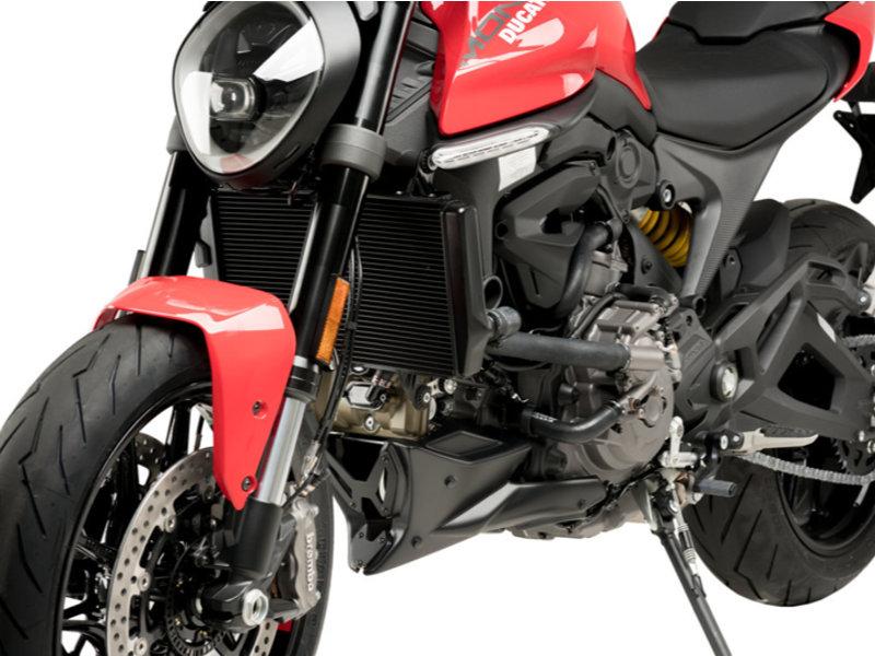 Puig Engine Spoiler For Ducati Monster 937 2021-2025 - Matt Black