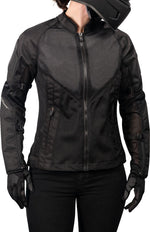 Icon Unisex Womens Mesh AF Jacket - Black