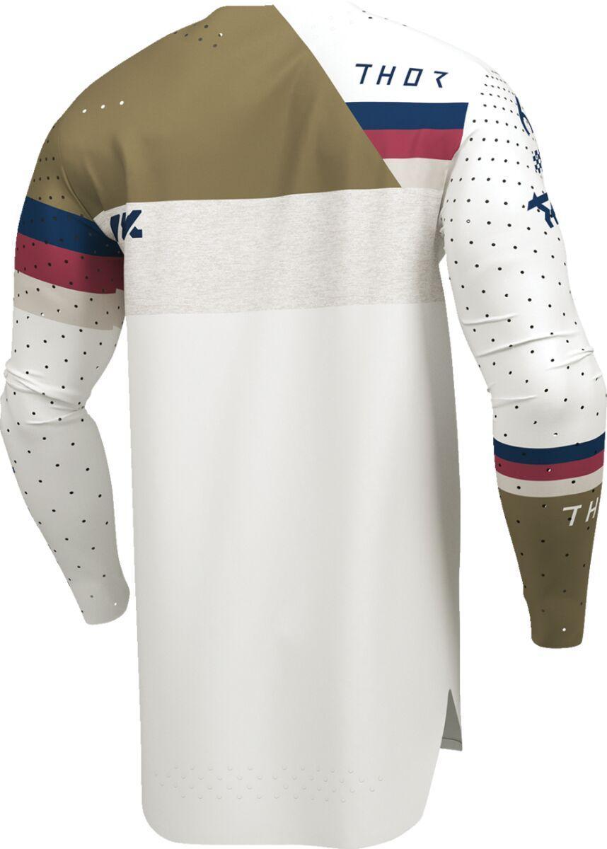 Thor Sportmode League Jersey - Maroon/Navy/Tan/White
