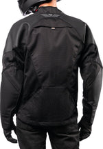 Icon Unisex Mesh AF Leather Jacket - Black