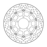 Moto Master Halo Series Floating Brake Disc For Triumph Tiger 1050SE 2010-2011 - Front