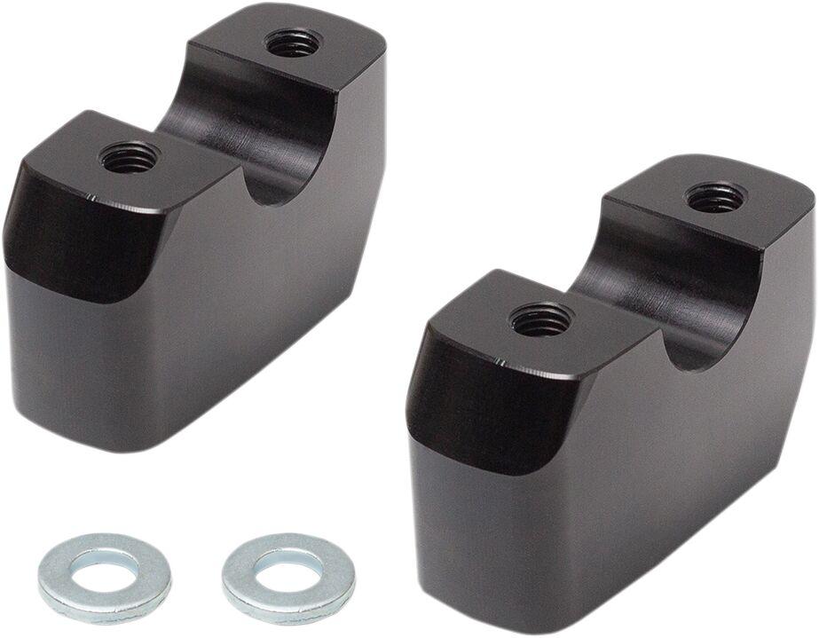 S&S Cycle Handlebar Risers For Royal Enfield Continental GT 650 EFI 2019-2021- Black