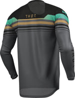 Thor Launchmode Air Raptor Jersey - Black/Charcoal Grey/Orange/Teal