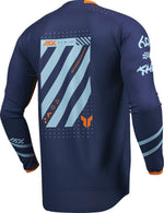 Thor Launchmode Futura Jersey - Light Blue/Navy/Orange