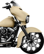Klock Werks Flare Windshield For Harley Davidson FLH 1868 ABS 2021 21.5 cm (8-1/2") - Dark Smoke