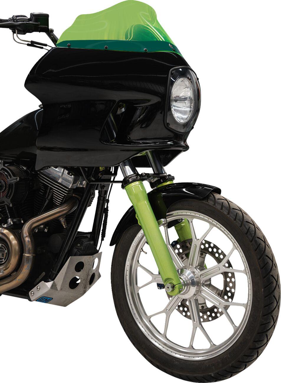 Klock Werks FXRP-Style Fairing Kit For Harley Davidson FXD 1584 2007-2010 - Black/Powder-Primed/White