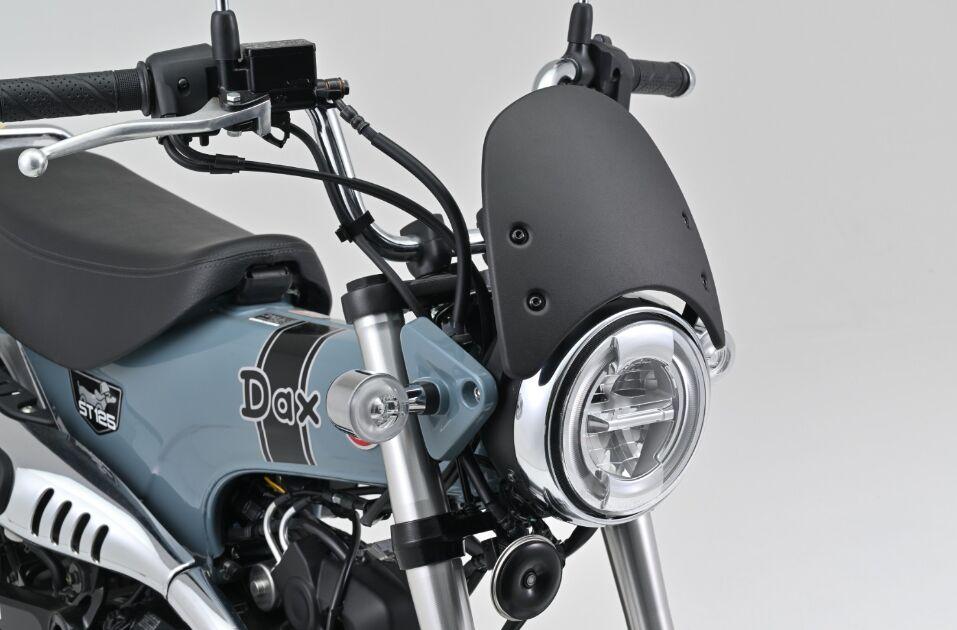 Daytona Aluminium Meter Visor With Bracket Set For Honda ST 125 ABS 2023-2025 - Black