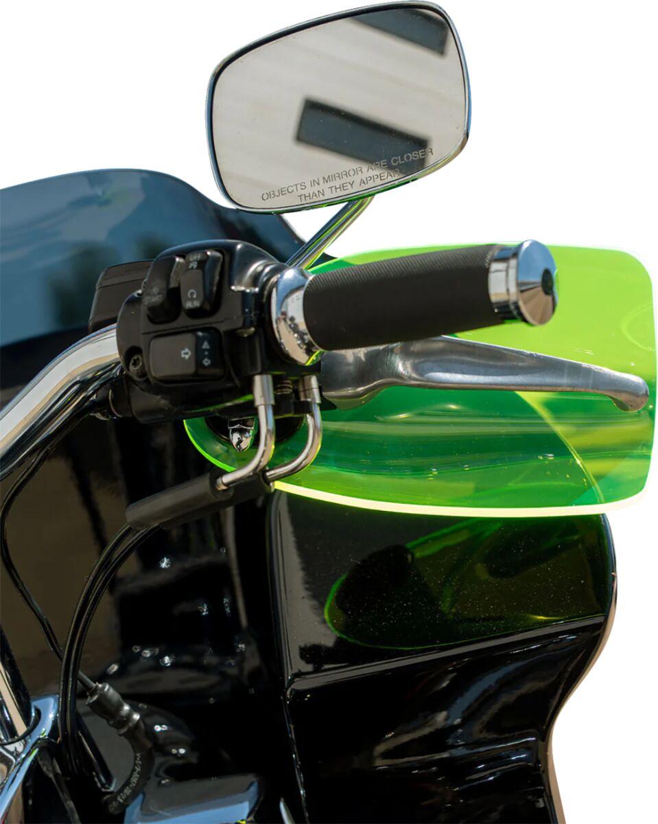 Klock Werks Flare Ice Hand Guards For Harley Davidson FLHLT 1923 ABS 2026 - Gloss/Green