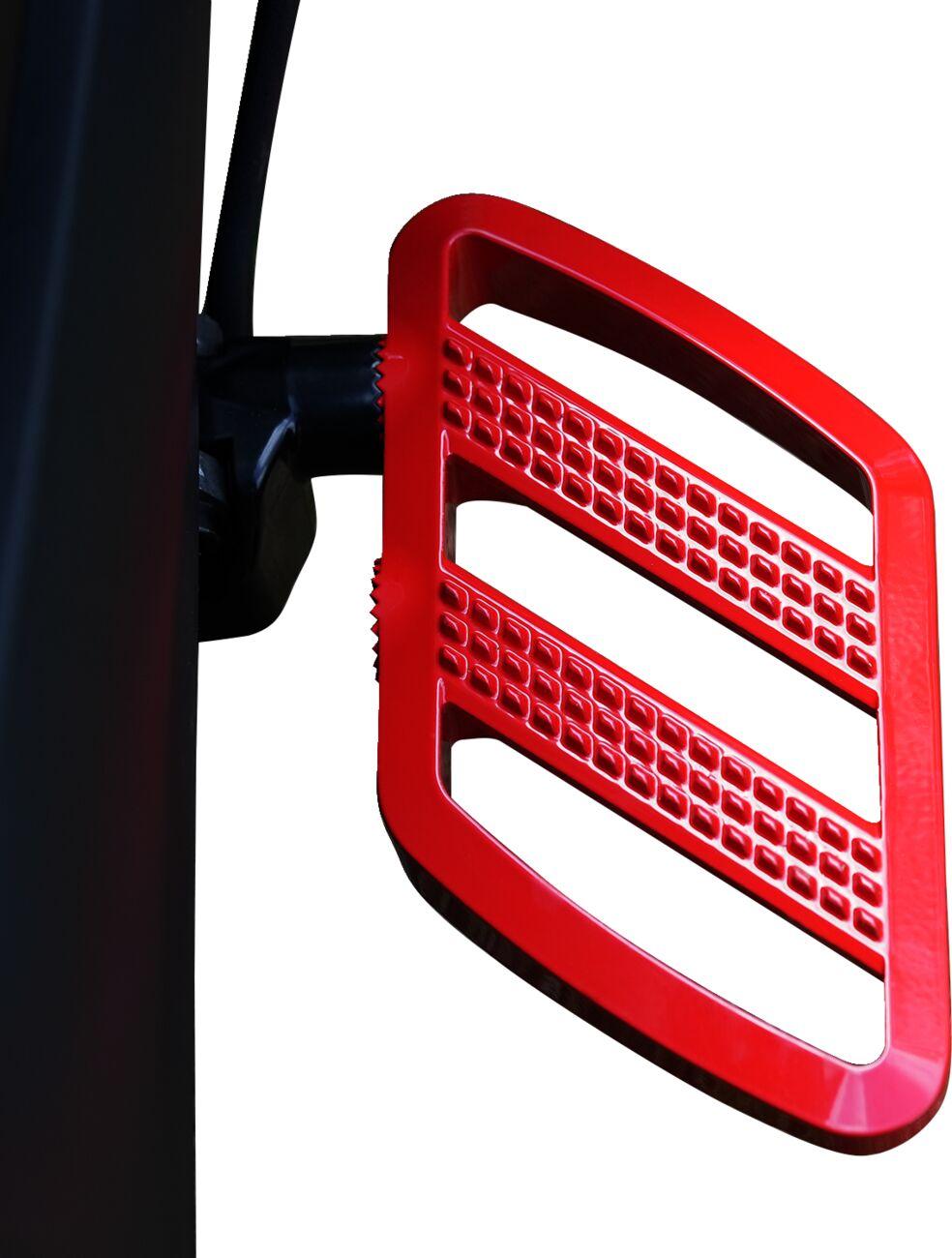 Show Chrome Combat Floorboards For Can Am RYKER 600 ACE 2019-2024 - Red