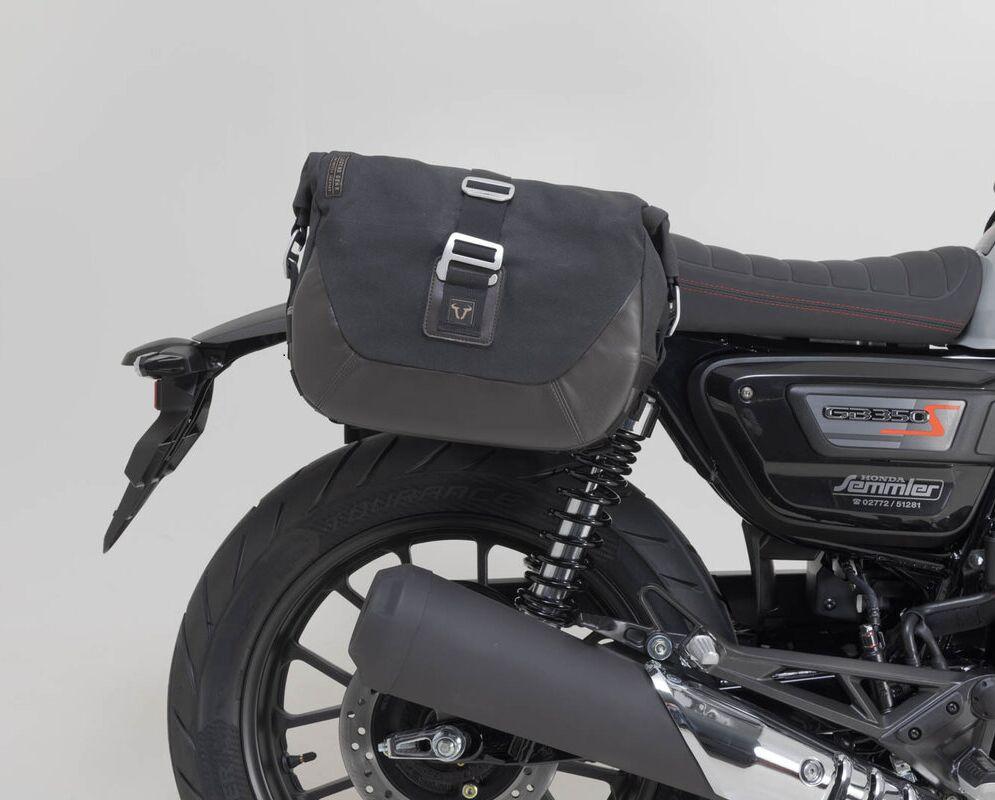 SW Motech Legend Gear LC1 & LC 2 Side Pannier Bag System Brown Edition For Honda GB 350S ABS 2025-2026 - Black/Brown
