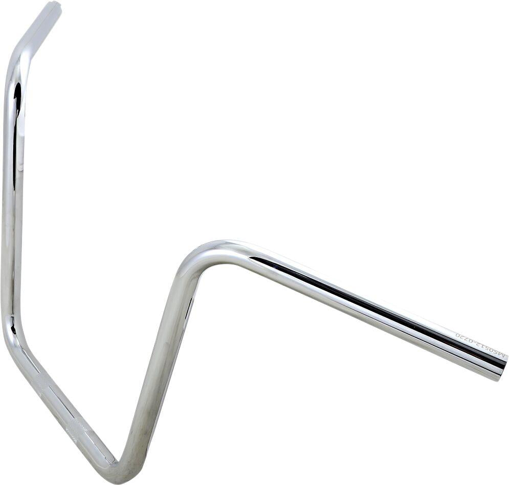 Magnum Shielding 1" Handlebar For Harley Davidson FLD 1690 2012-2013 - Chrome Rise 30.5cm