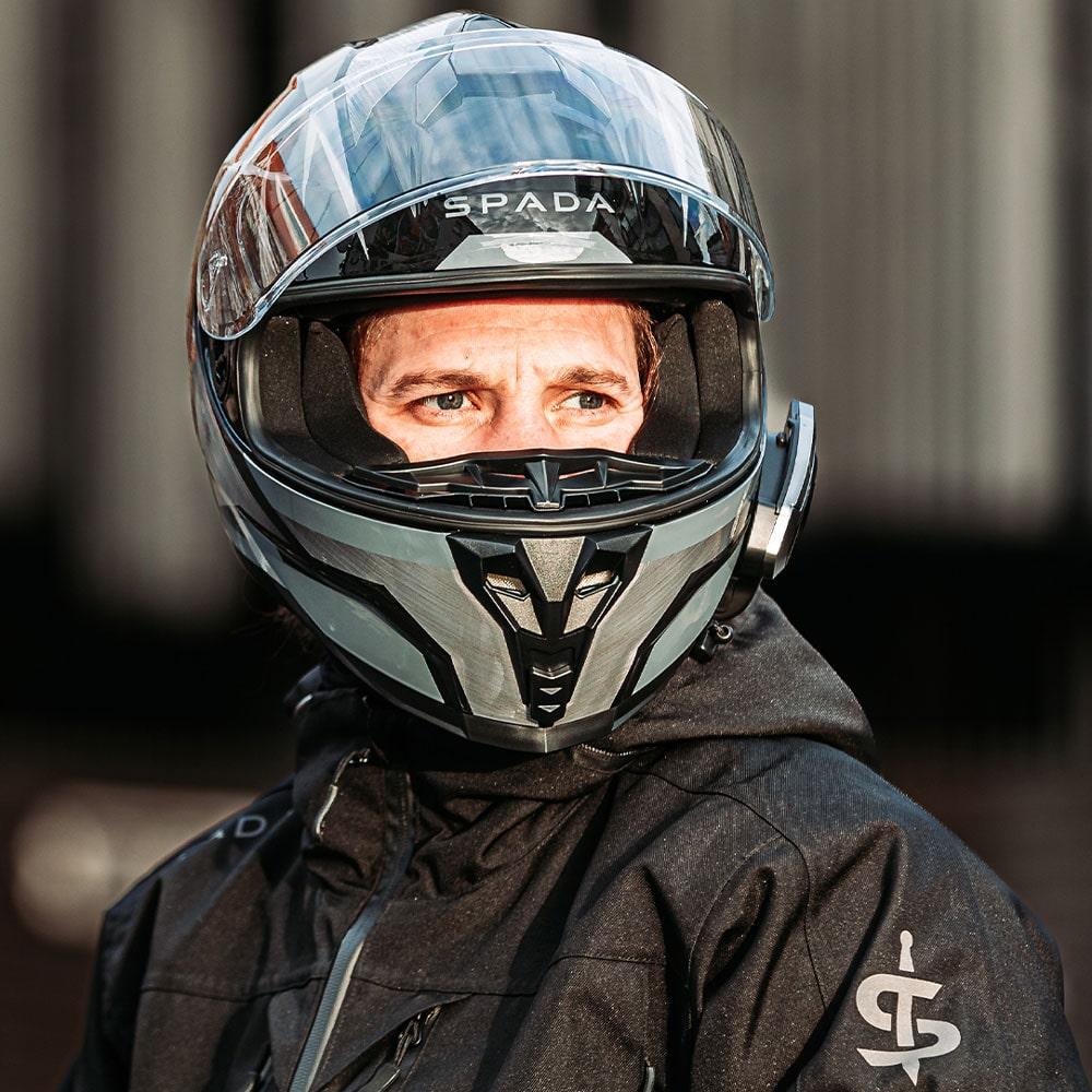 Spada Raiden 2 Thunder Black Grey Helmet