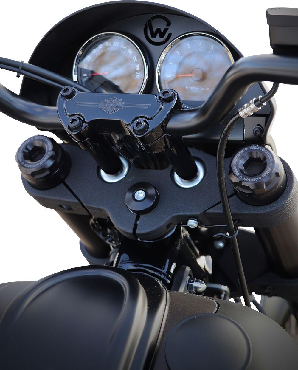 Cult Werk Speedometer Offset Kit For Harley Davidson FXLR 1750 2018-2020 - Black