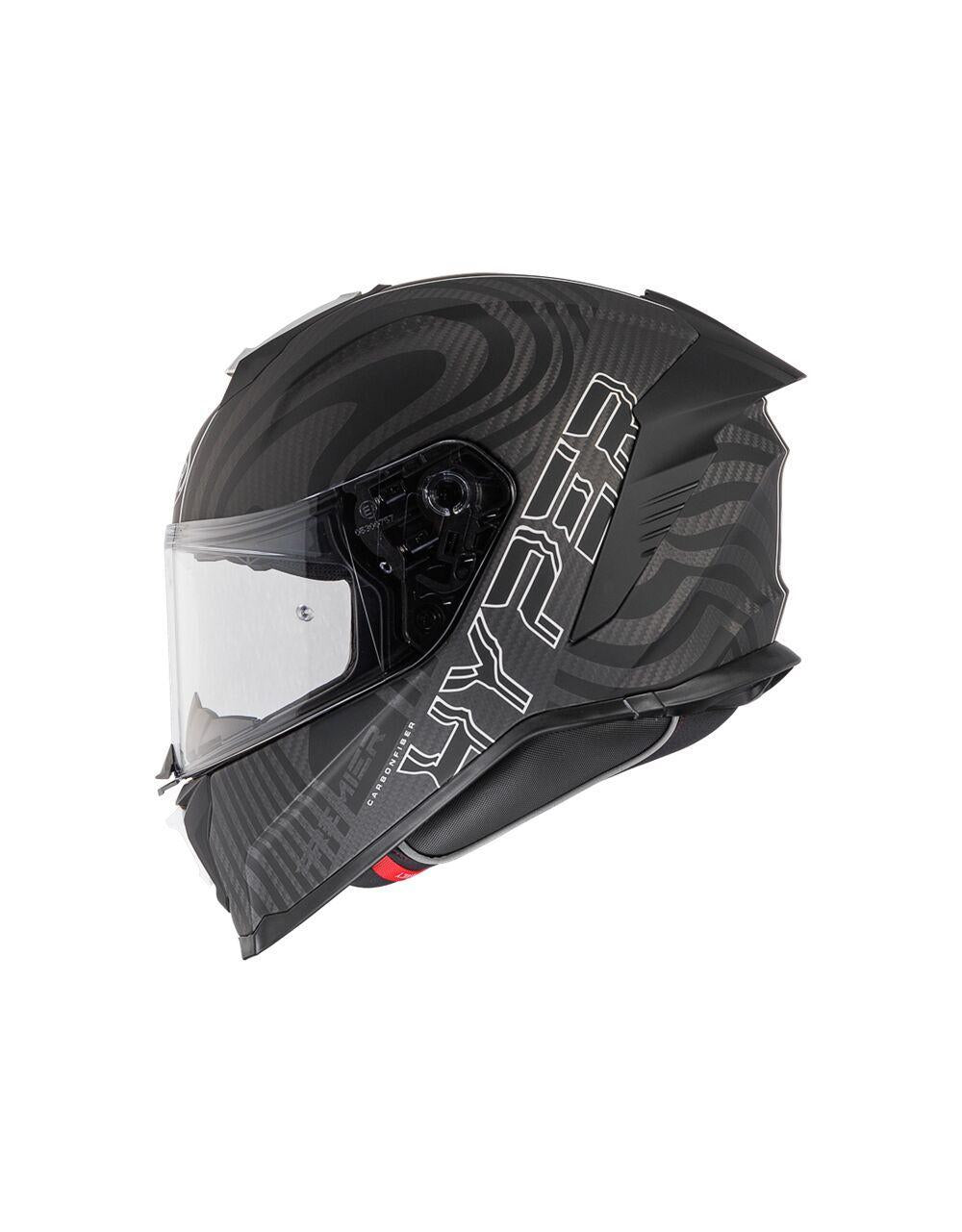 Premier Hyper Carbon PS Helmet - Black/White
