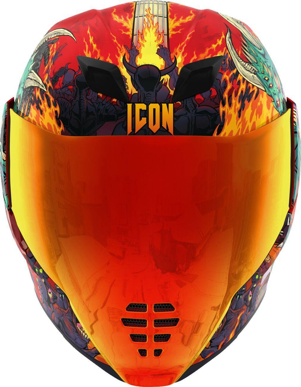 Icon Unisex Airflite Blegh MIPS Helmet - Red