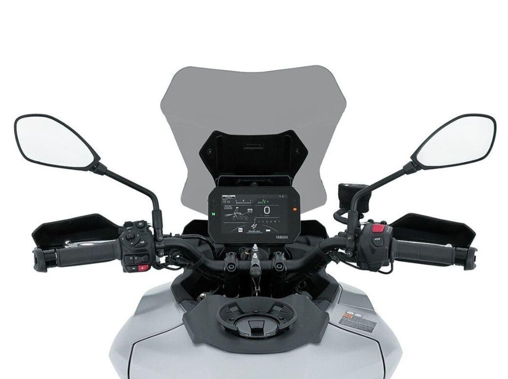 WRS Windscreen Intermedio Tracer 9 GT/GT+ For Yamaha MT-09 TR DXCS 2025 42.5 cm (16-3/4") - Dark Smoke