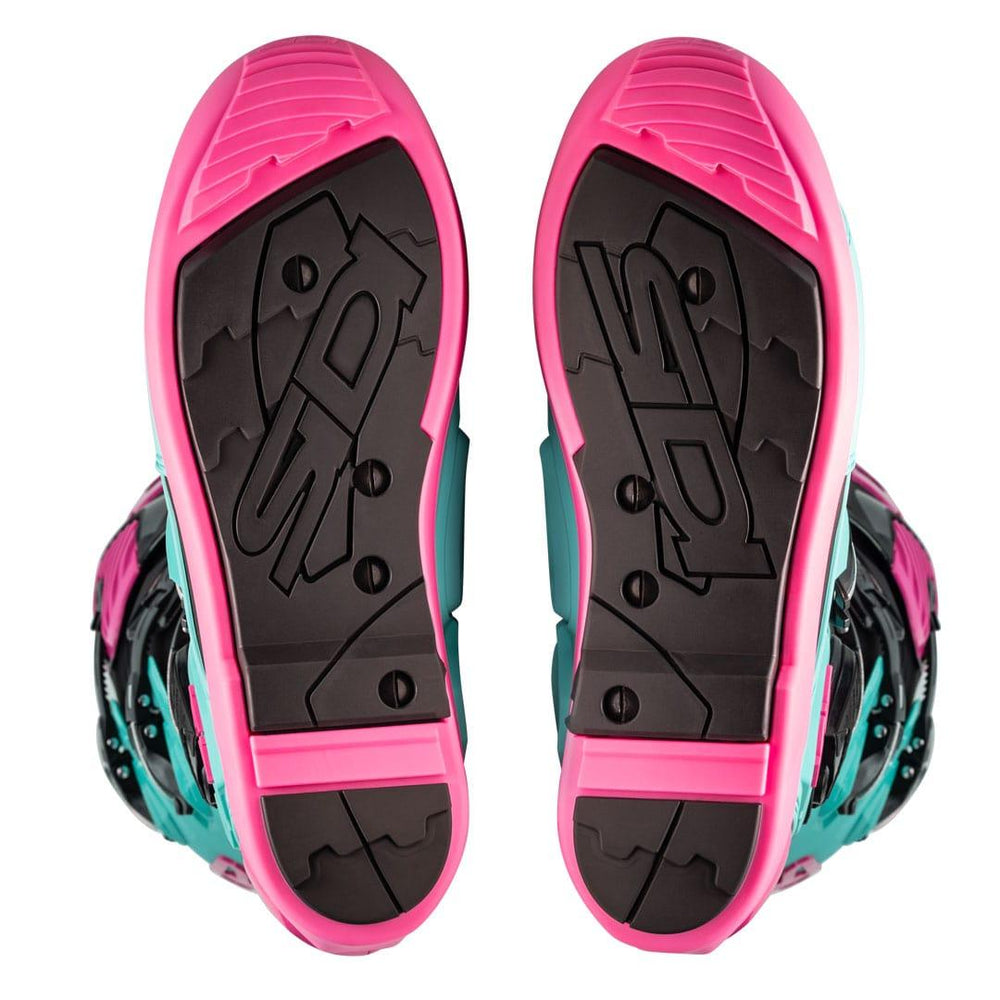 Sidi Crossfire 3 SRS CE Boots Black Mint Pink