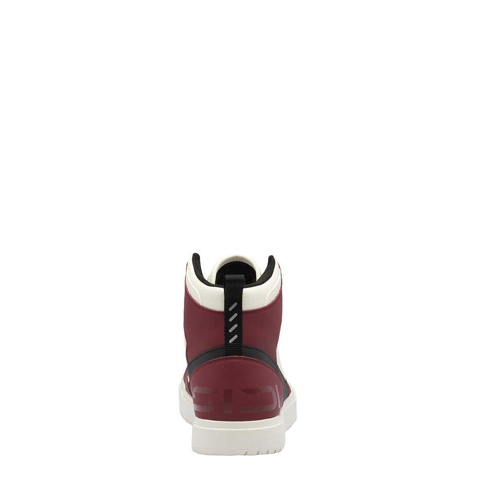 Sidi Lynx Motorcycle Ankle Boots - Black/Dark Red