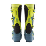 Sidi Crosscore Motocross Boots - Petrol/Fluro Yellow