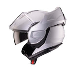 Caberg Trip Flip Front Motorcycle Helmet - Matt Silver