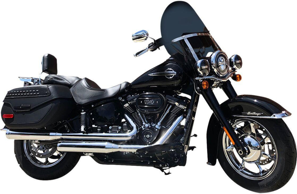 Klock Werks Flare Billboard Windshield For Harley Davidson FLDE 1750 2018-2020 51 cm (20") - Dark Smoke