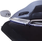 Ciro Horizon LED Lighted Windshield Trim For Harley Davidson FLTRK 1868 ABS 2020-2024 Chrome Clear