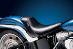 LE Pera Bare Bones Solo Foam Seat For Harley Davidson FLSTF 1450 2006 Smooth - Black