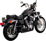 Vance & Hines Shortshots Staggered Exhaust System For Harley Davidson XLH 883 1999-2003 - Black